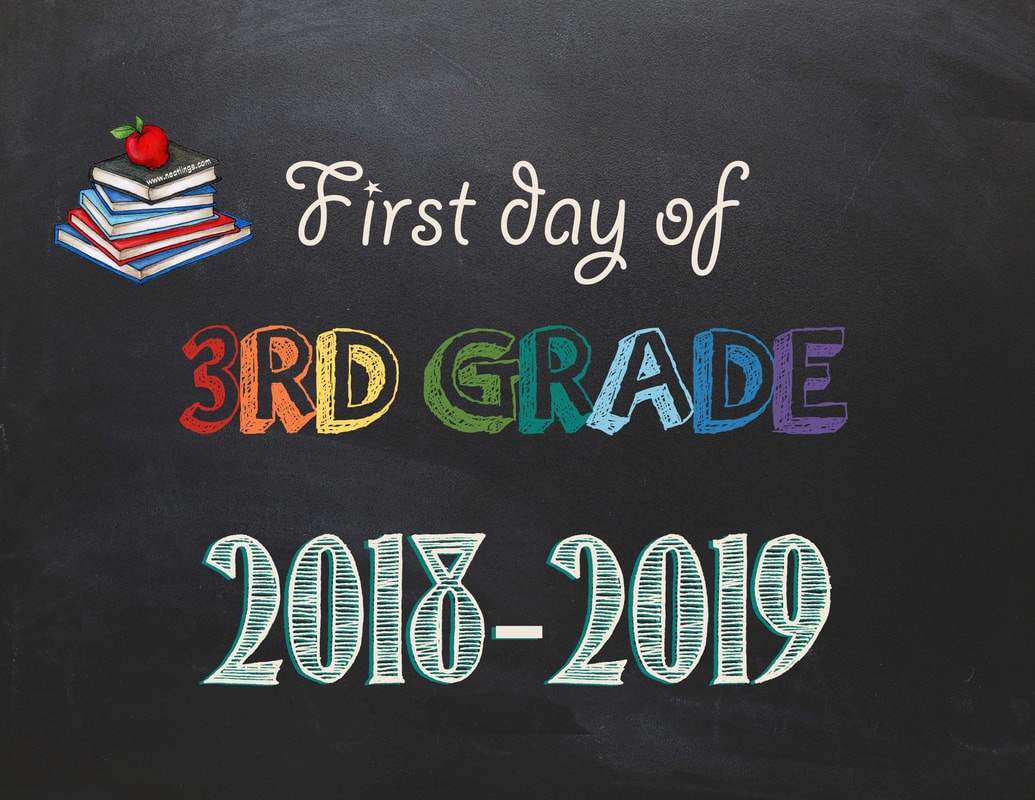 Free Printable First &amp;amp; Last Day Of School Signs 2018-2019 - Neatlings - First Day Of 3Rd Grade Free Printable