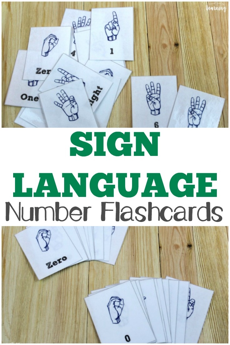 Free Printable Flashcards: Asl Number Flashcards - Sign Language Flash Cards Free Printable