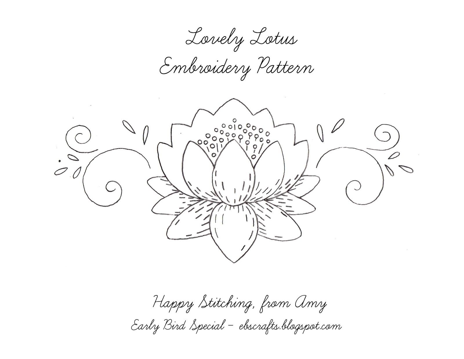 Free Printable Flower Embroidery Patterns | Free Embroidery Pattern - Free Printable Embroidery Patterns