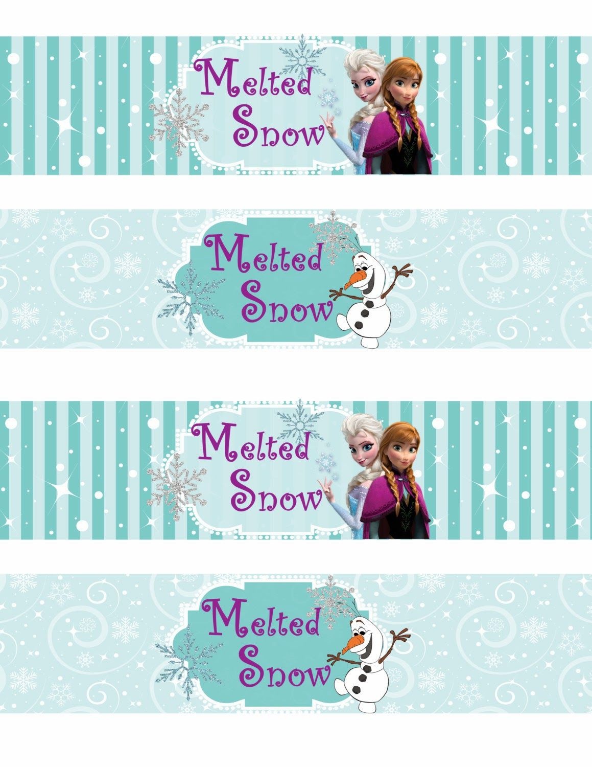 Free Printable Frozen Labels. - Is It For Parties? Is It Free? Is It - Frozen Happy Birthday Banner Free Printable