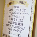 Free Printable Fruit Of The Spirit   Sincerely, Sara D.   Fruit Of The Spirit Free Printable
