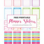 Free Printable Functional Planner Stickers For Your Erin Condren   Printable Erin Condren Stickers Free