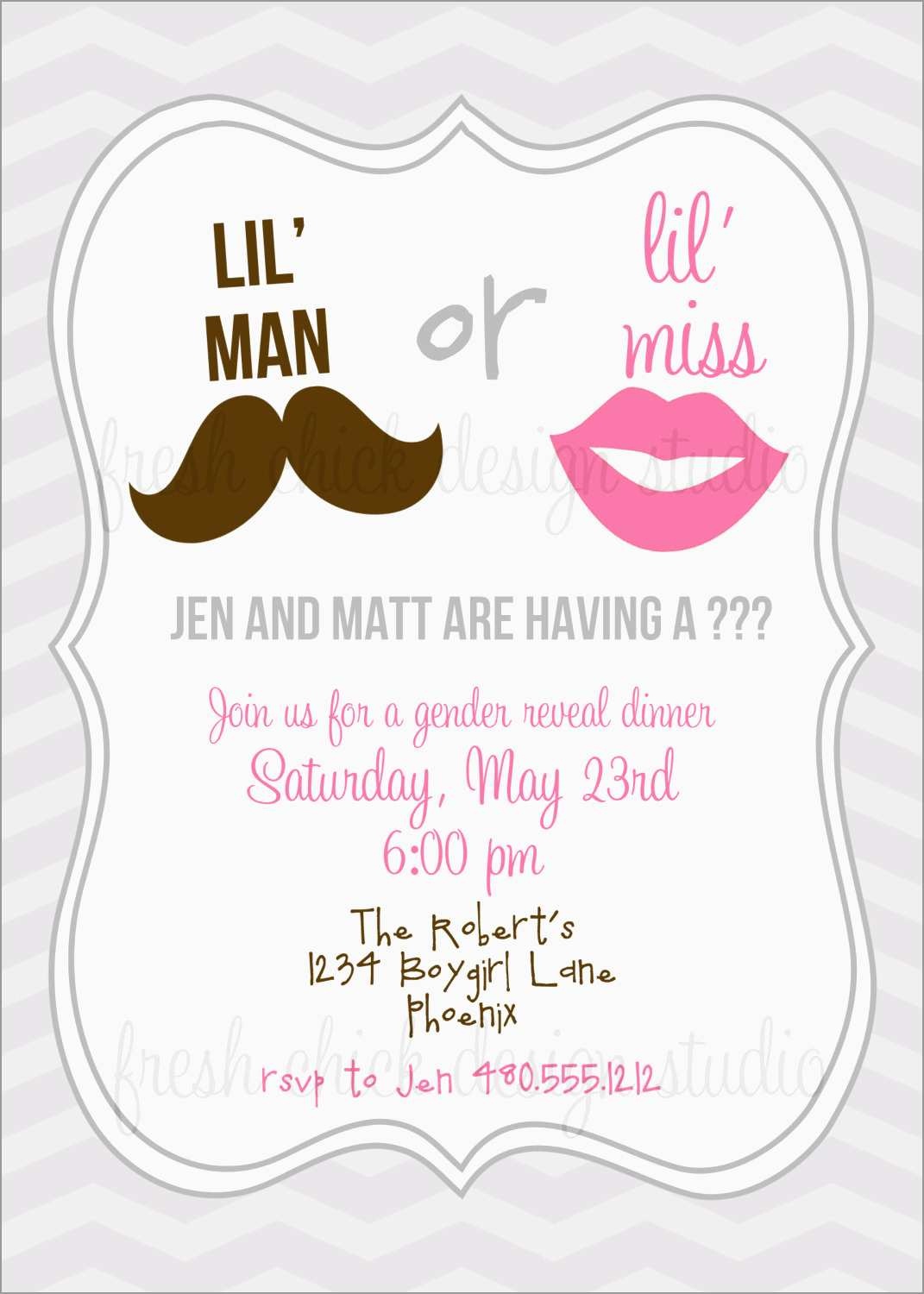 Free Printable Gender Reveal Invitations Free Printable