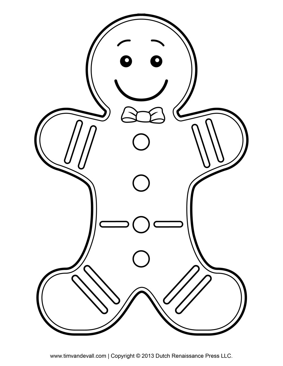 Free Printable Gingerbread Man Clipart Clipartfest - Cliparting - Gingerbread Template Free Printable