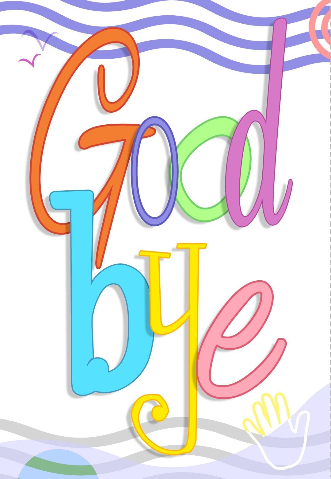Free Printable Good Bye Greeting Card | Good Ideas | Goodbye Cards - Free Printable Goodbye Cards