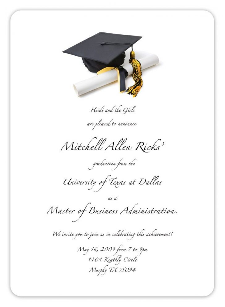 Free Printable Graduation Announcements