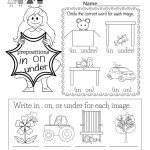 Free Printable Grammar Worksheet For Kindergarten   Free Printable Grammar Worksheets