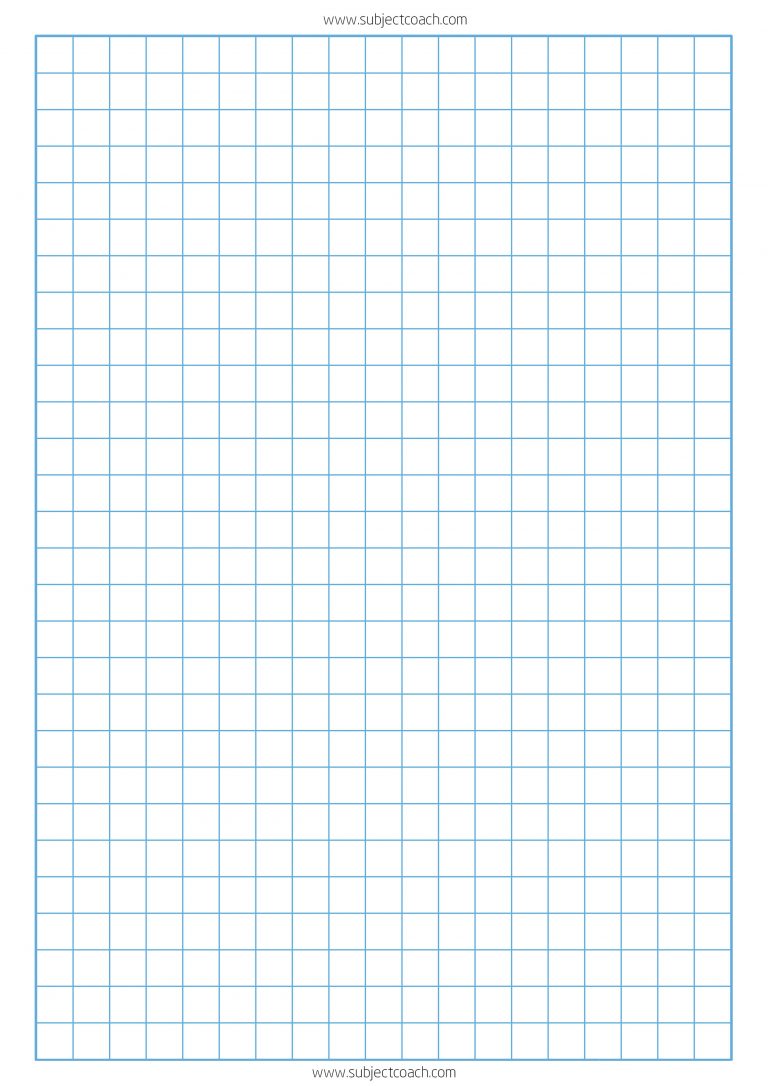 free printable graph paper 1cm for a4 paper subjectcoach free