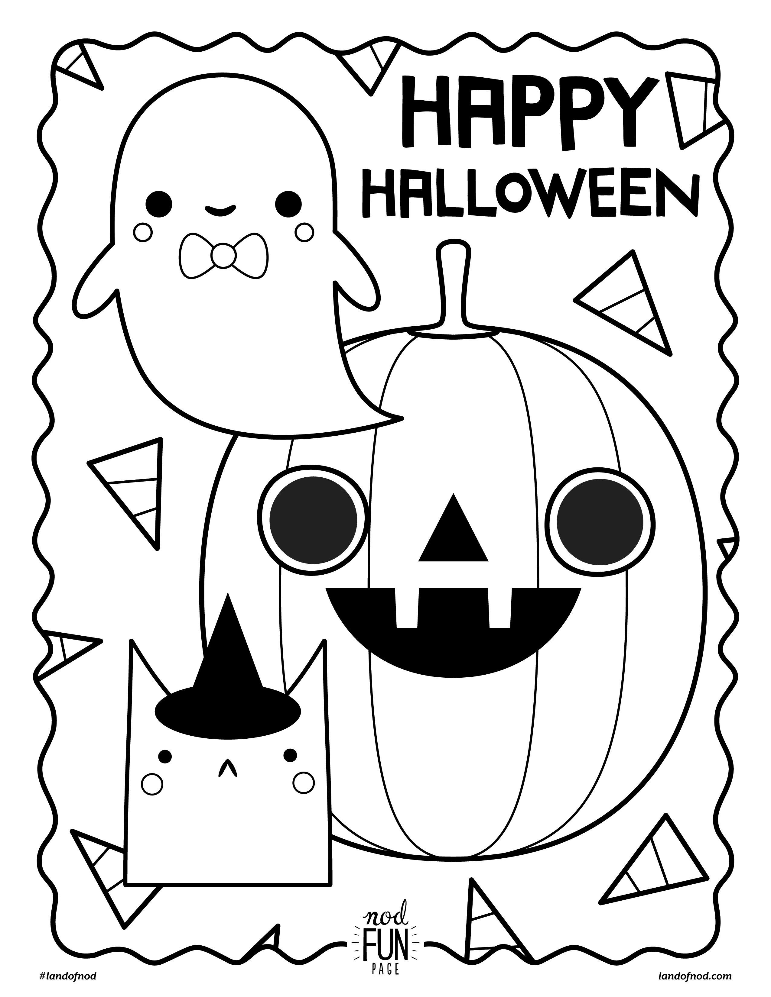 Free Printable Halloween Coloring Page | Preschool Halloween - Free Printable Halloween Coloring Pages