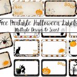 Free Printable Halloween Labels: Multiple Sizes, Multiple Designs   Free Printable Halloween Labels