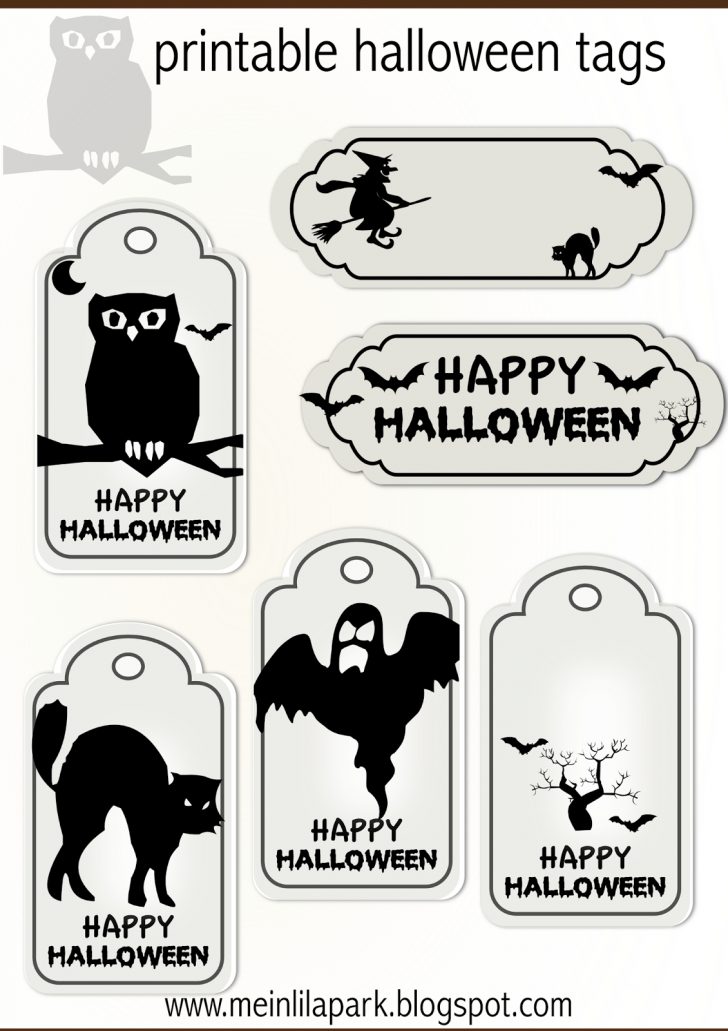 Free Printable Halloween Tags