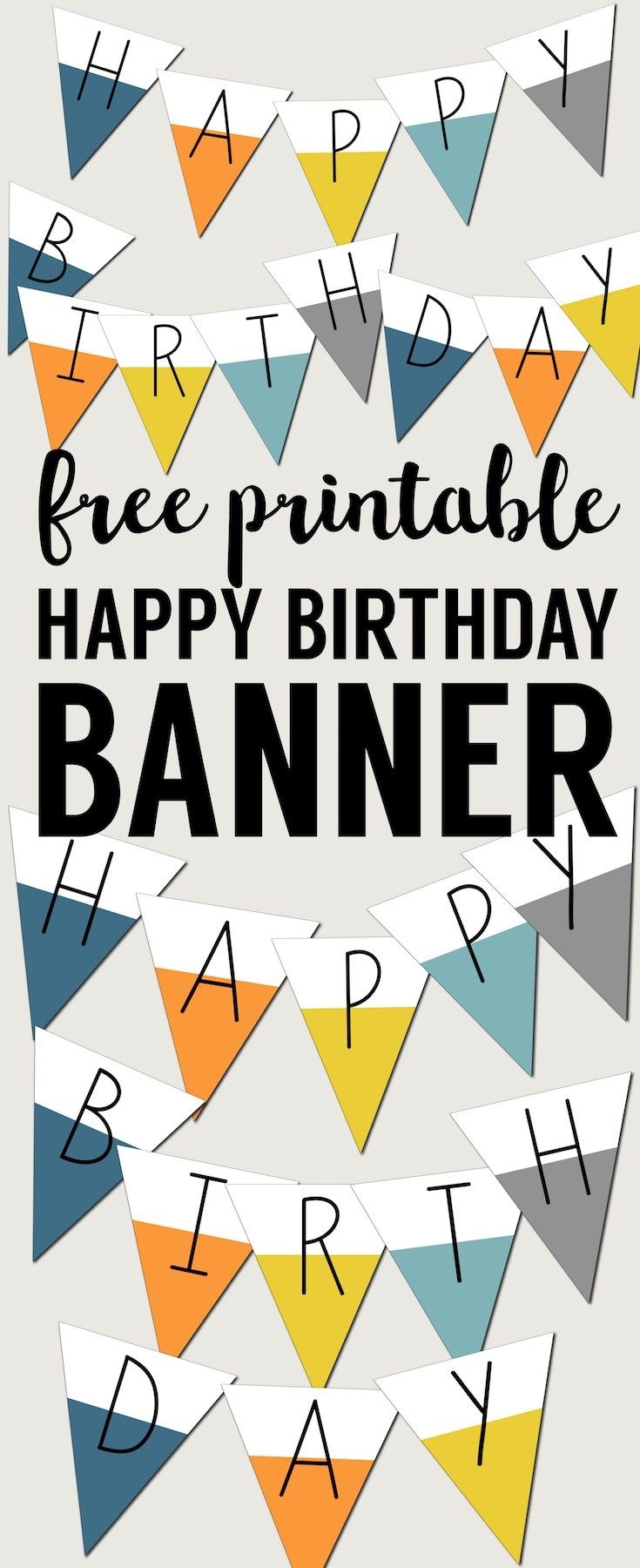 Free Printable Happy Birthday Signs | Free Printable