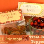 Free Printable "happy Fall Y'all" Treat Bag Toppers! | Affording The   Free Printable Thanksgiving Treat Bag Toppers