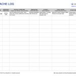 Free Printable Headache Log (Pdf) From Vertex42 | Migraine Log   Free Printable Headache Diary