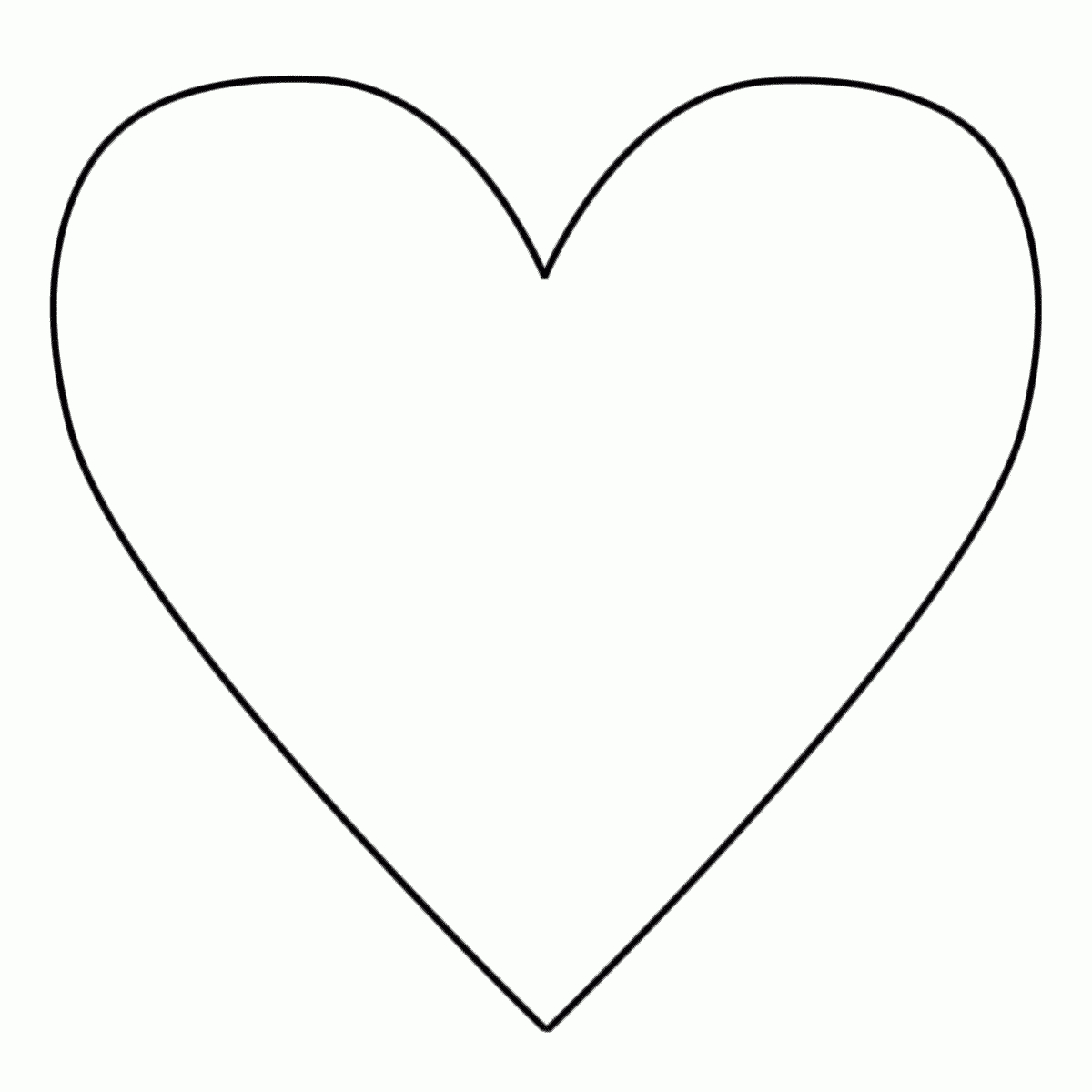 Free Printable Heart Coloring Pages For Kids | Girl Stuff | Heart - Free Printable Heart Coloring Pages