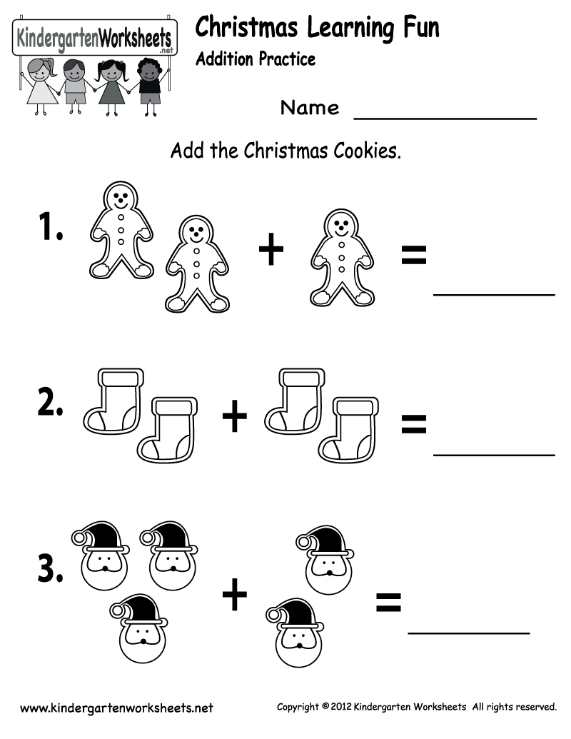 Free Printable Holiday Worksheets | Free Christmas Cookies Worksheet - Free Printable Christmas Books For Kindergarten
