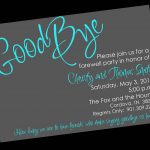 Free Printable Invitation Templates Going Away Party … | Party Ideas   Free Printable Farewell Card For Coworker