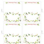Free Printable Lemon Squeezy: Day 12: Place Cards | Work Stuff   Free Printable Place Card Templates Christmas