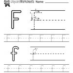 Free Printable Letter F Alphabet Learning Worksheet For Preschool   Free Printable Letter Worksheets