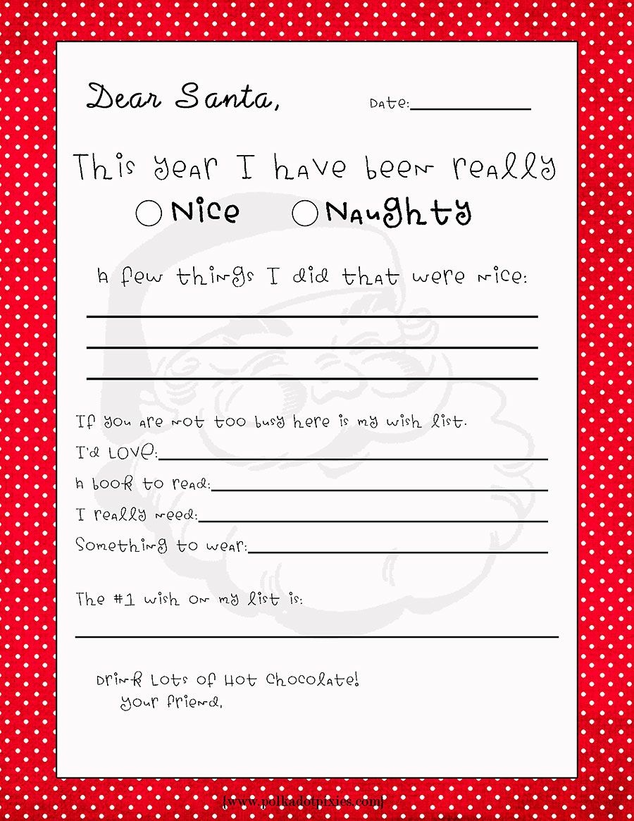 Free Printable Letter From Santa Template Collection | Letter Cover - Free Santa Templates Printable