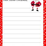 Free Printable Letter From Santa Template Download   Free Santa Templates Printable