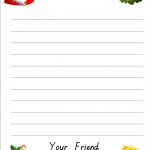 Free Printable: Letter To Santa Paper   Free Printable Santa Letter Paper