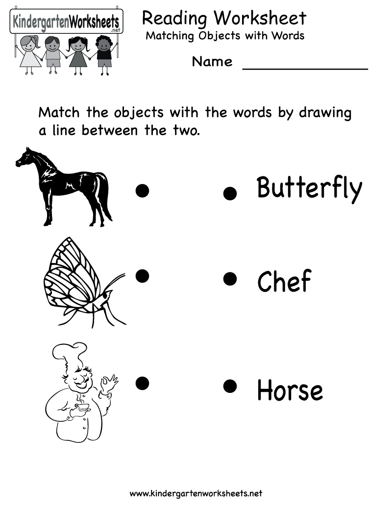 Free Printable Letter Worksheets Kindergarteners | Reading Worksheet - Free Printable English Reading Worksheets For Kindergarten