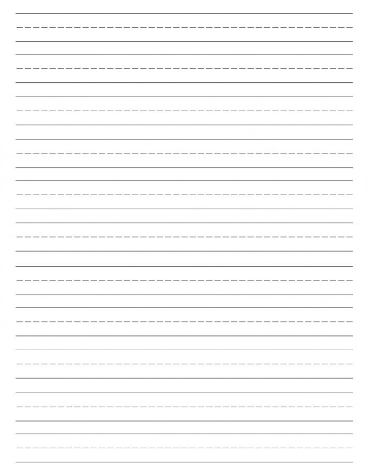 Free Printable Blank Handwriting Worksheets