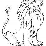 Free Printable Lion Coloring Pages For Kids   Free Printable Picture Of A Lion