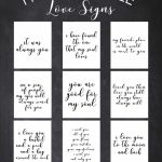 Free Printable Love Signs | For The Home | Wedding Quotes, Wedding   Cards Sign Free Printable