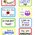 Free Printable Lunch Box Notes To Put A Smile On Your Child's Face   Free Printable Lunchbox Notes