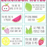 Free Printable Lunchbox Notes   Free Printable Lunchbox Notes