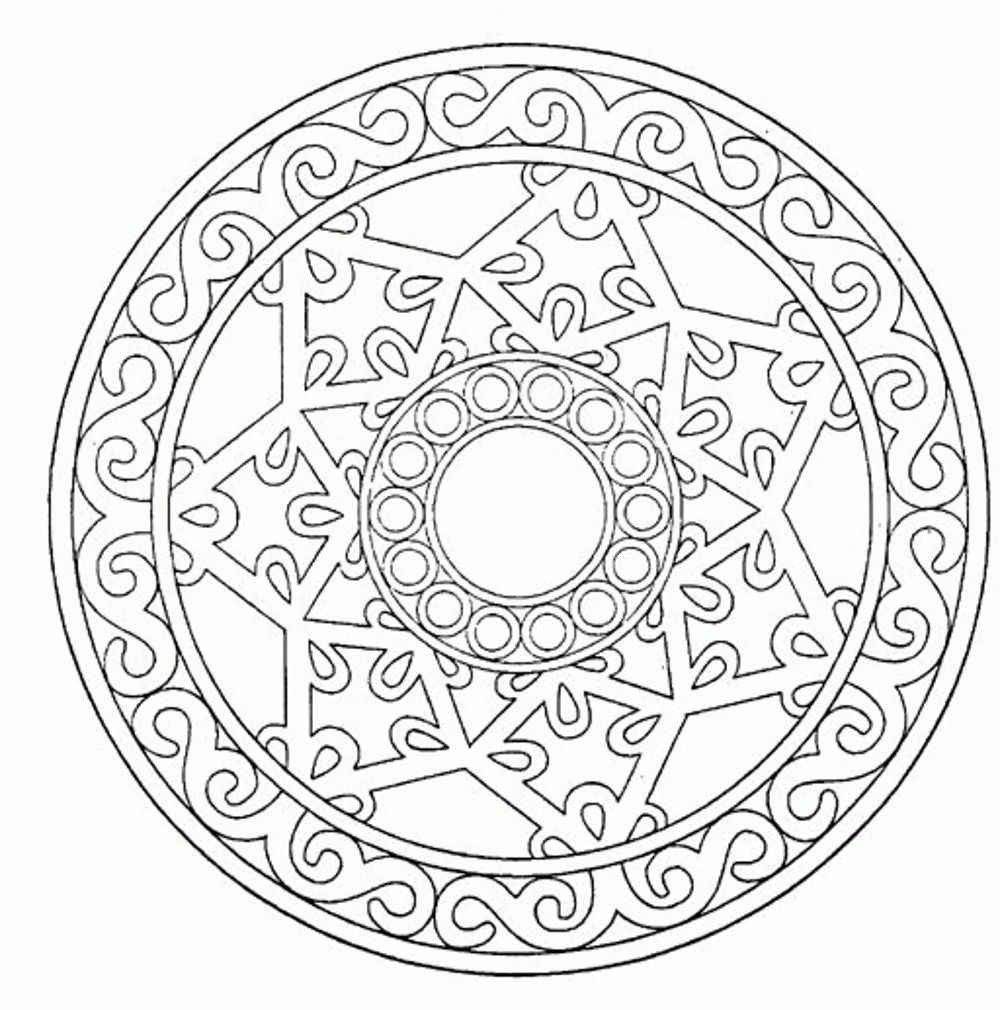 Free Printable Mandala Coloring Pages - Curier.tech - Free Printable Mandala Coloring Pages