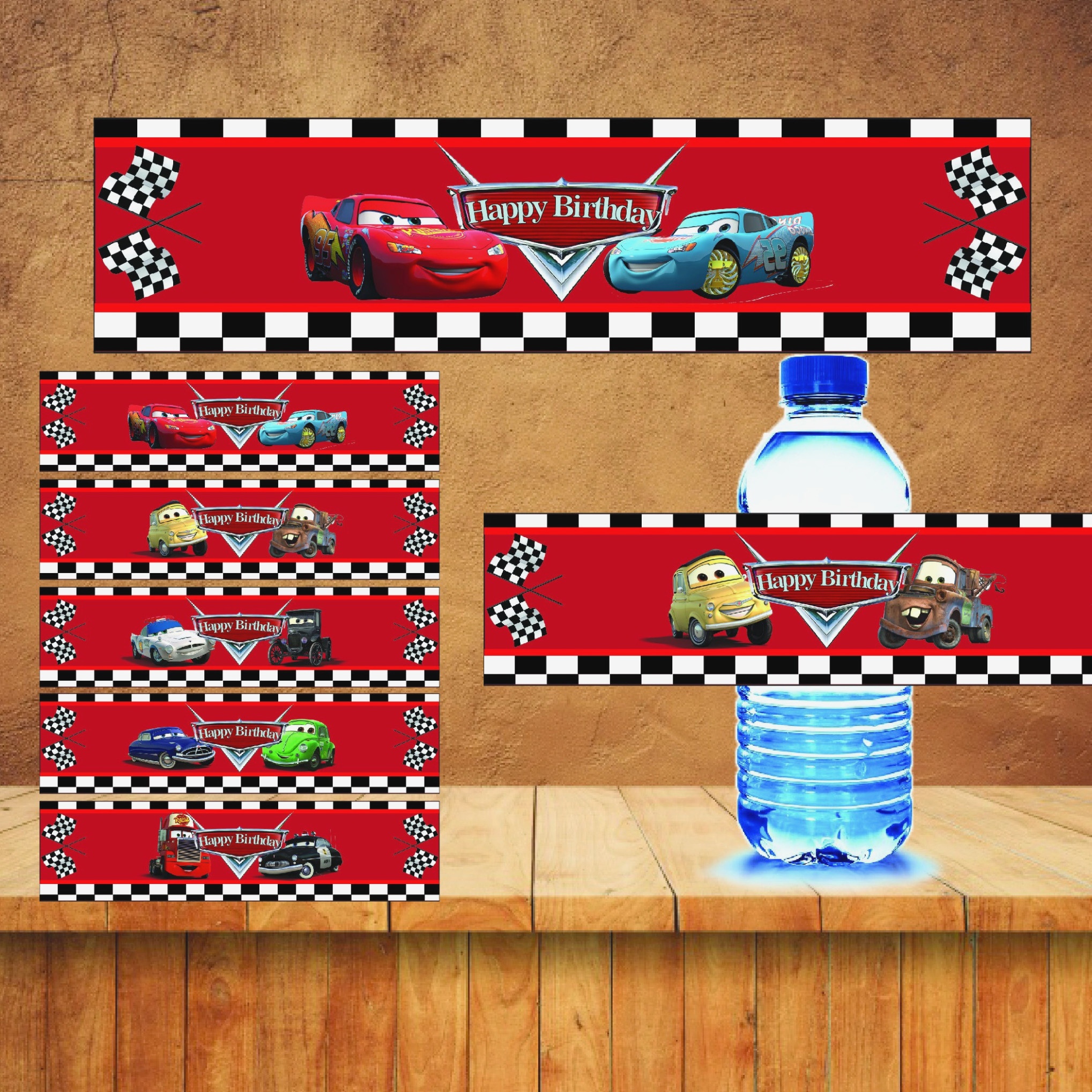 Free Printable Mario Water Bottle Labels Disney Cars Drink Label - Free Printable Cars Water Bottle Labels