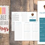 Free Printable Medical Record For Dogs   Tastefully Eclectic   Free Printable Pet Health Record
