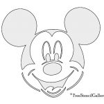 Free Printable Mickey Minnie Mouse Pumpkin Carving Stencils Patterns   Free Printable Mickey Mouse Template