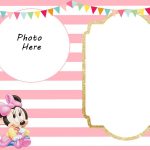 Free Printable Minnie Mouse 1St Invitation Templates | Miney Mouse   Free Printable Baby Mickey Mouse Birthday Invitations