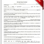 Free Printable Moving House Contract Legal Forms | Free Legal Forms   Free Printable Legal Documents Forms
