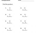 Free Printable Multiplication Worksheet For Third Grade   Free Printable 3Rd Grade Worksheets