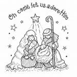 Free Printable Nativity Coloring Pages For Kids   Best Coloring   Free Printable Nativity Scene Pictures