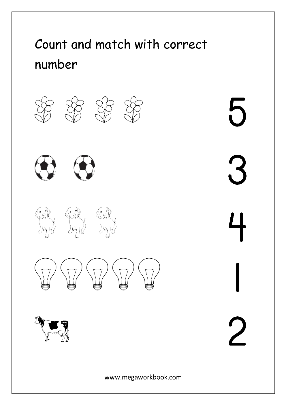 Free Printable Number Worksheets For Kindergarten Free Printable