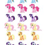 Free Printable Party Goods | Dani's 8Th Birthday My Little Pony   Free Printable My Little Pony Cupcake Toppers