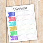Free Printable Password Log In   The Cottage Market   Free Printable Password Log