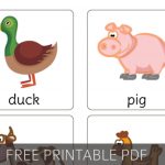 Free Printable Pdf Farm Animals Flashcards | Julianna | Farm Animals   Free Printable Animal Cards