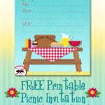 Free Printable Picnic Invitation | Party Printables | Picnic   Free Printable Religious Christmas Invitations