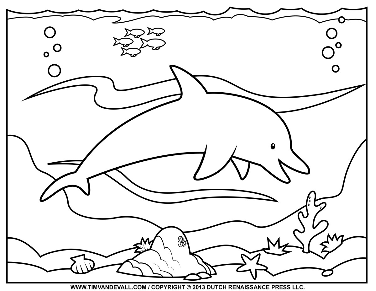 Free Printable Pictures Of Dolphins, Download Free Clip Art, Free - Dolphin Coloring Sheets Free Printable
