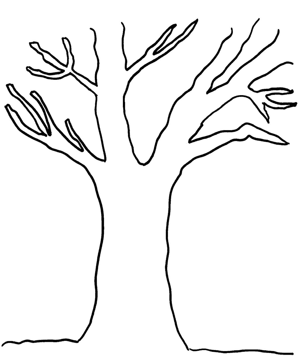 Free Printable Tree Template