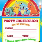 Free Printable Pokemon Birthday Party Invitations | Party Ideas   Free Printable Pokemon Birthday Invitations