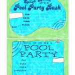 Free Printable Pool Party Invitations | Pool Party Invitations   Free Printable Pool Party Invitations