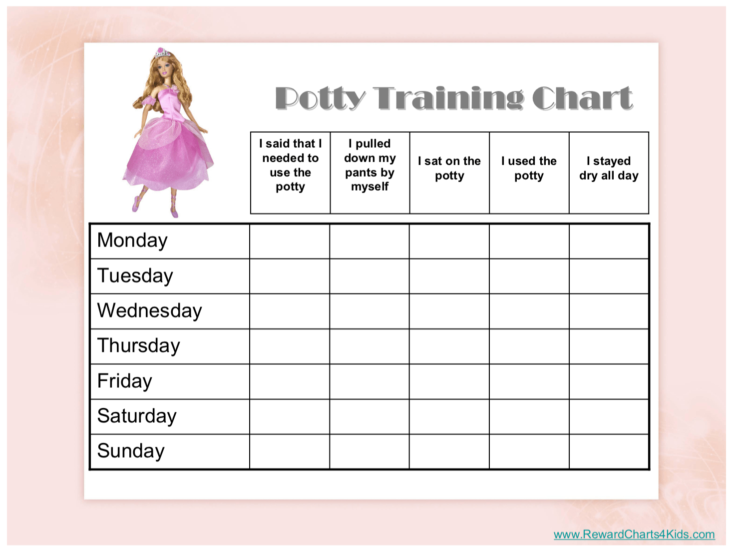 Free Printable Potty Training Charts - Potty Training - Free Printable Potty Charts